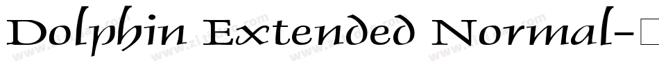 Dolphin Extended Normal字体转换